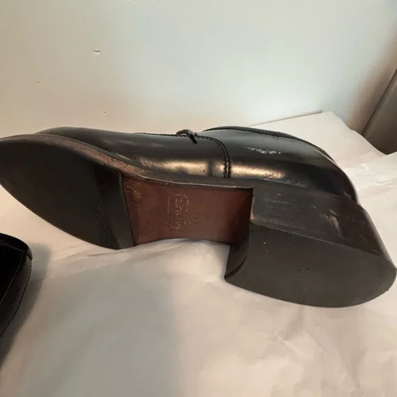 Coach Black Leather Women's Lyla Loafers oxfords - Picture 9 of 12